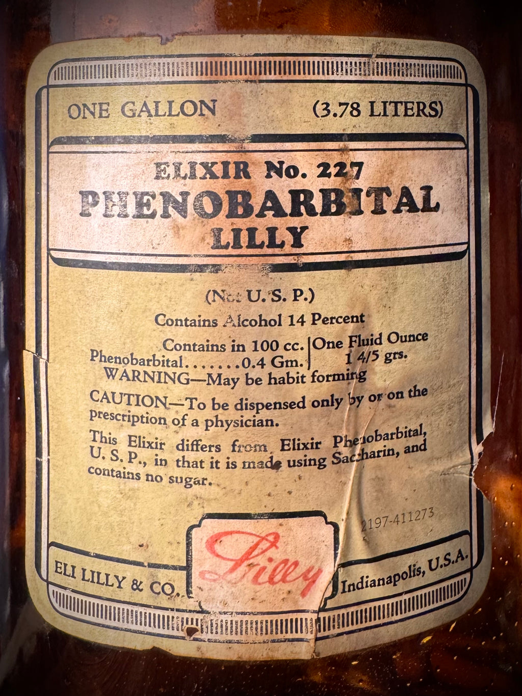 Phenobarbital Apothecary Bottle (#2)