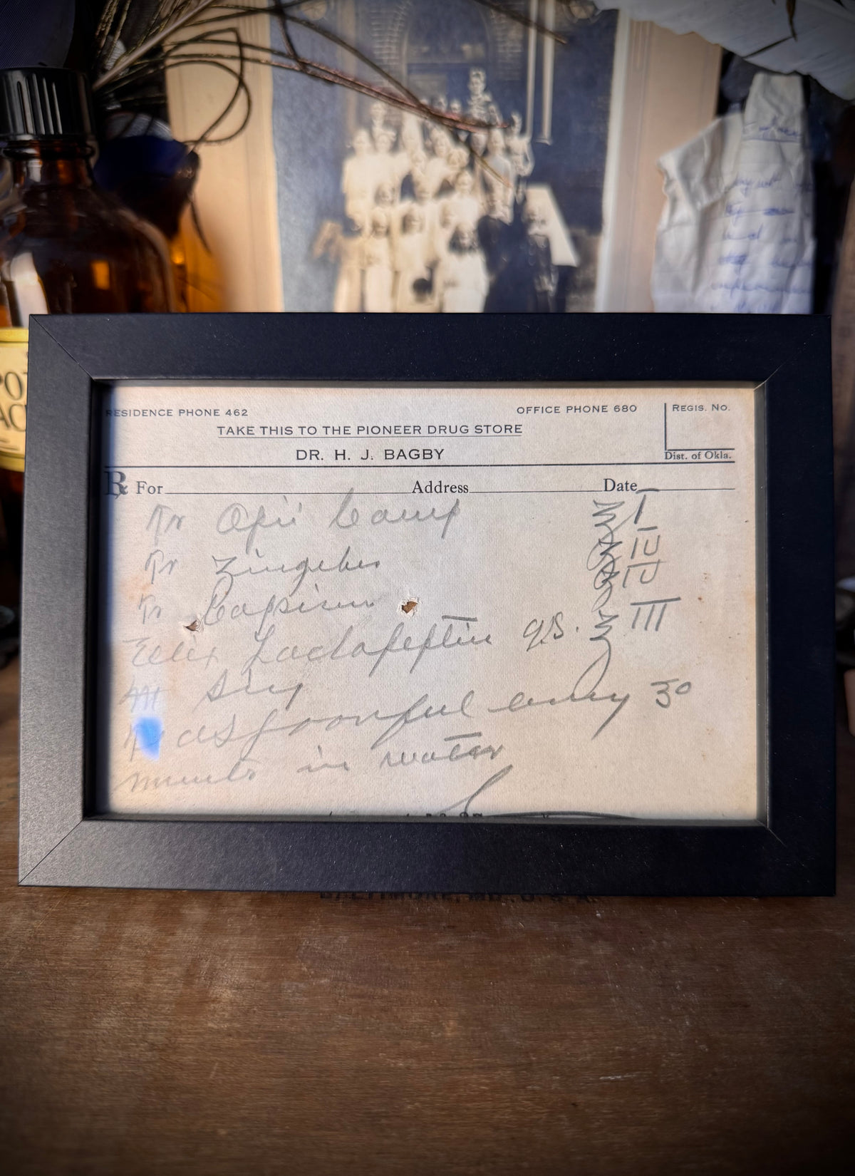 Antique Opium Prescription