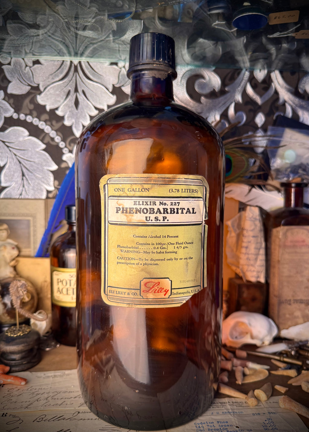 Phenobarbital Apothecary Bottle