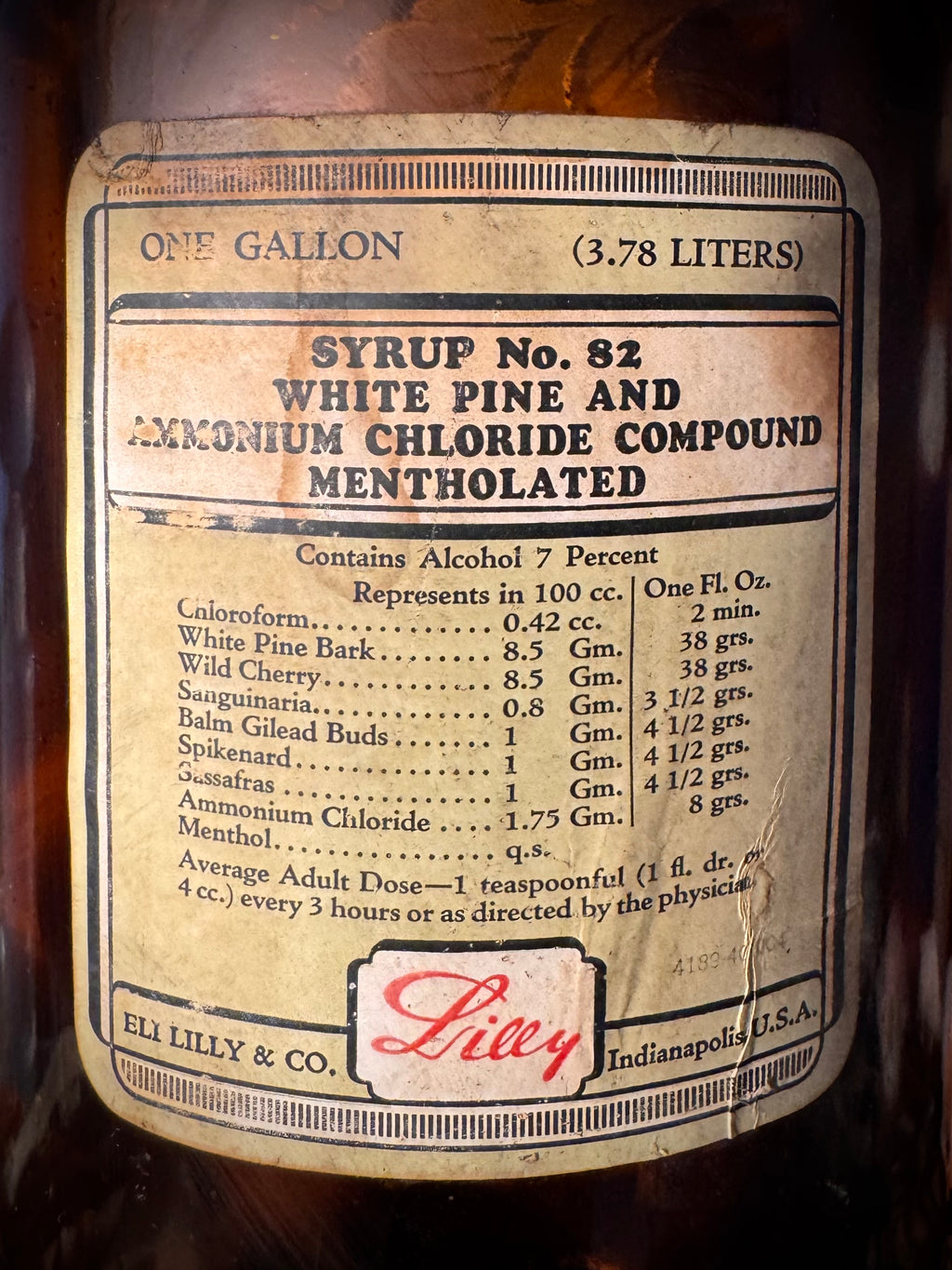 White Pine & Tar Apothecary + Chloroform Bottle