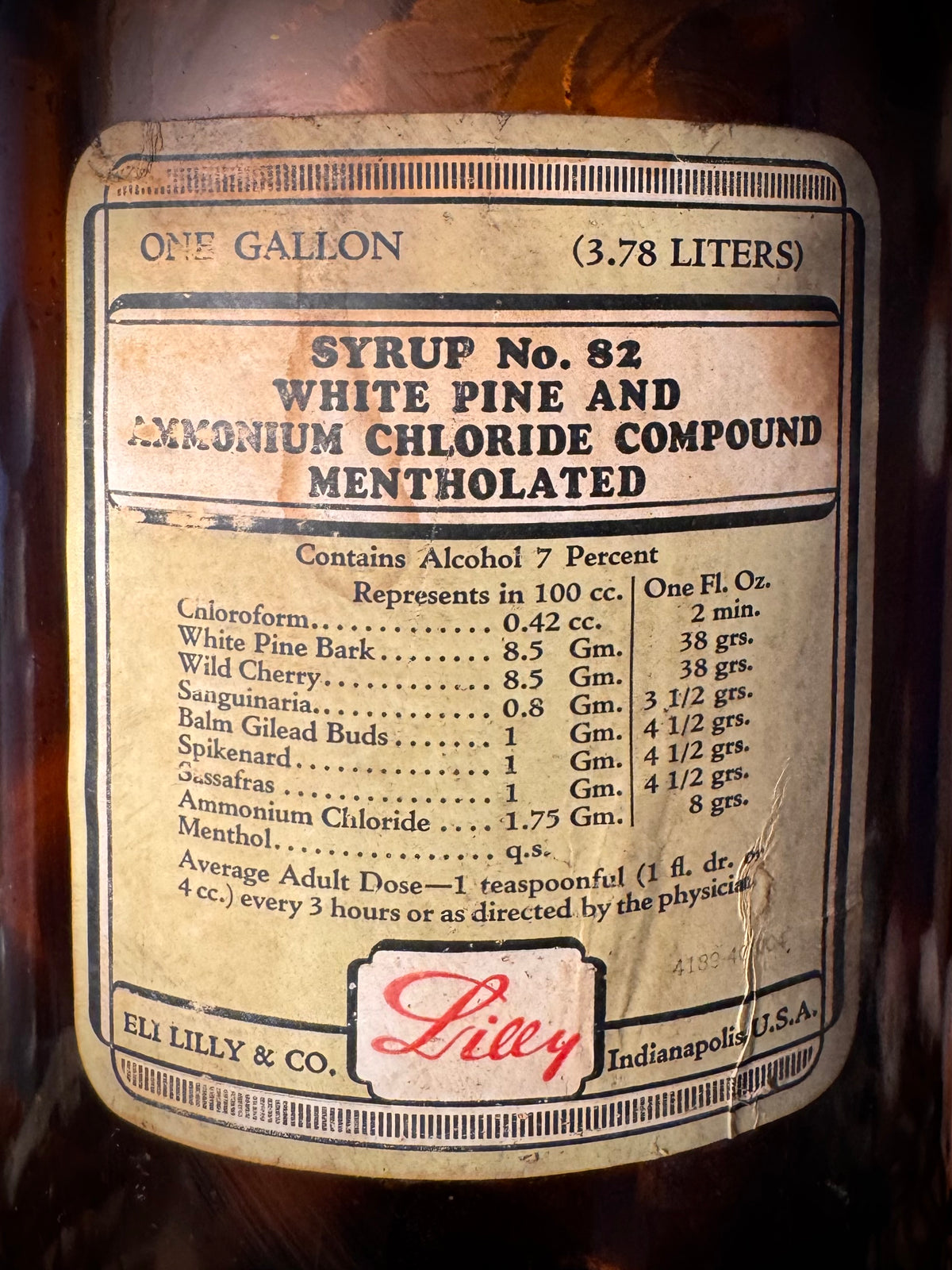 White Pine & Tar Apothecary + Chloroform Bottle