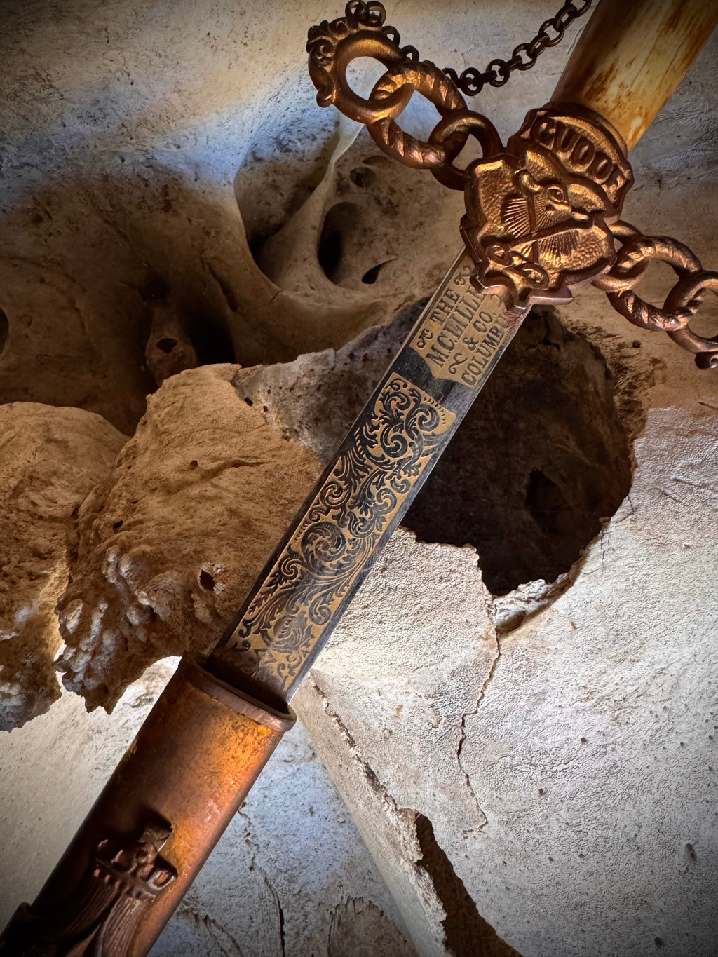 Antique Oddfellows Ceremonial Sword