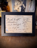 Antique Strychnine Prescription In Frame