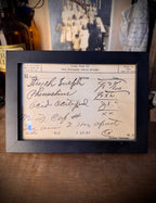 Antique Strychnine Prescription In Frame