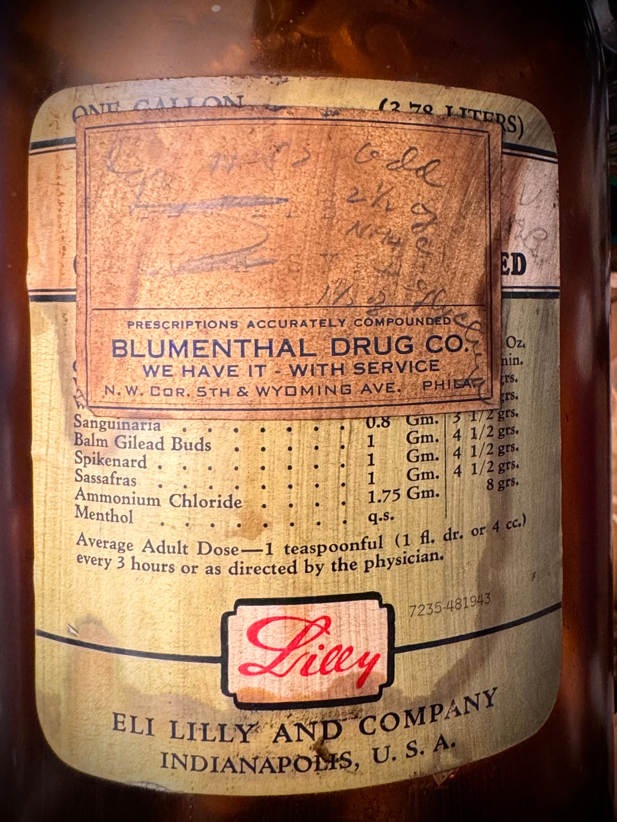 Unknown Apothecary Bottle