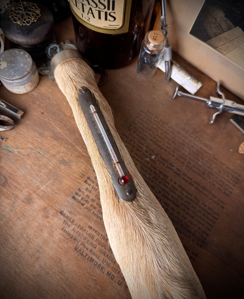 Taxidermy Deer Hoof Thermometer