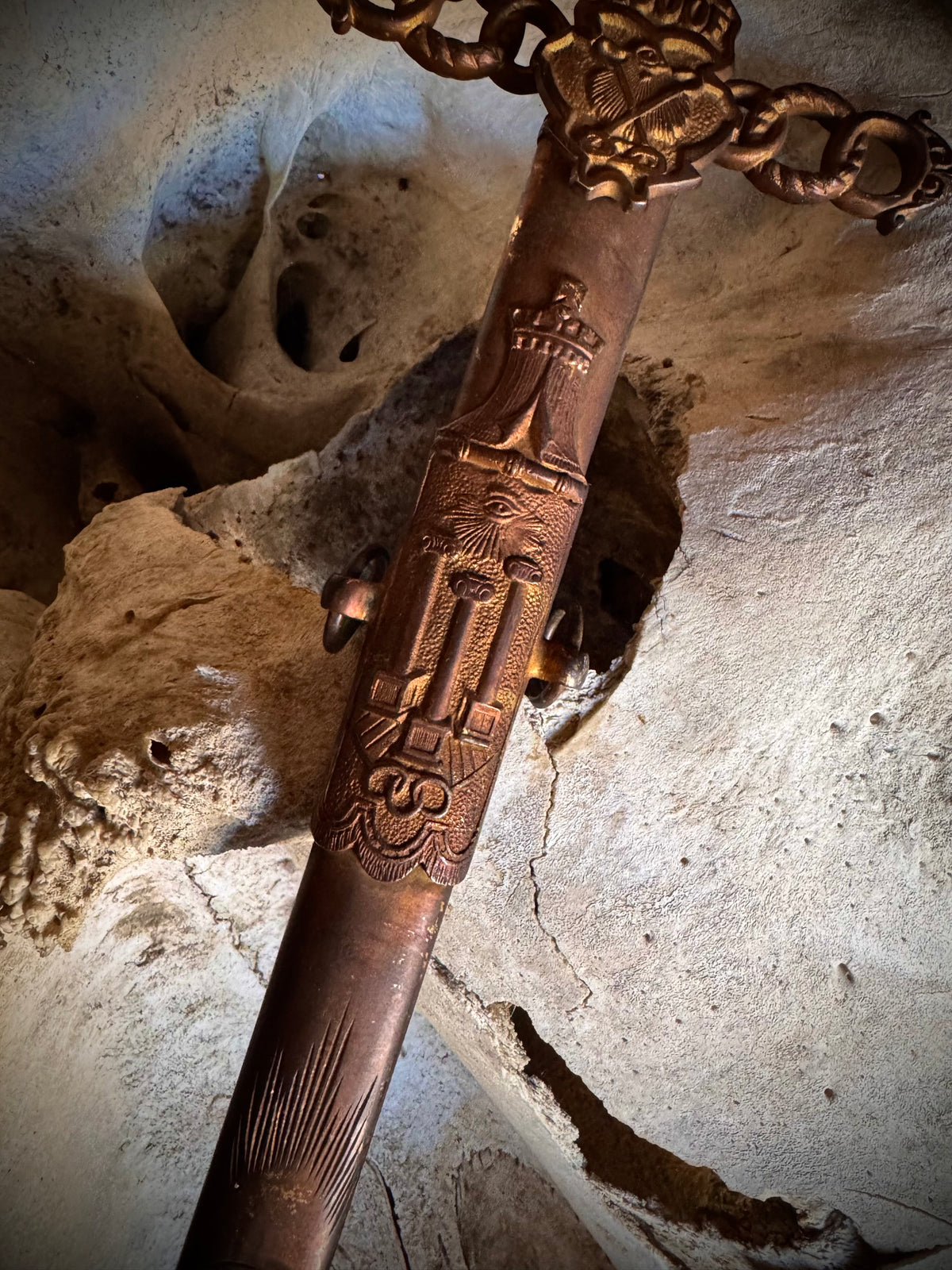 Antique Oddfellows Ceremonial Sword
