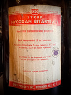 Hycodan Bitartrate - Codeine Apothecary Bottle