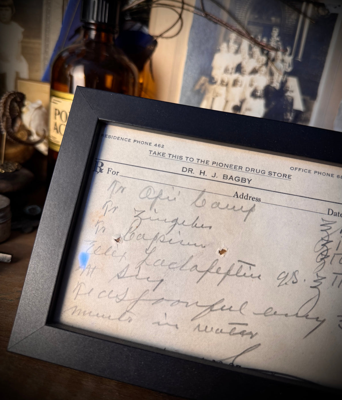 Antique Opium Prescription