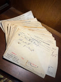 10x Randomized Antique Medical Prescriptions